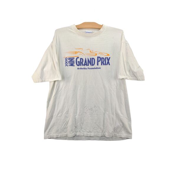 Vintage 2000 Mini Grand Prix Arthritis Foundation T Shirt SZ XL 48 White - Picture 1 of 15